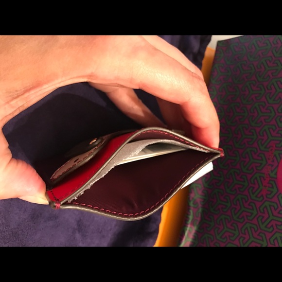 Authentic TORY BURCH cute DOG slim card case 💕 - Picture 6 of 7